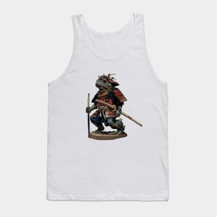 Samurai Frog Warrior Katana Tank Top